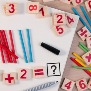 Graphic of math problems